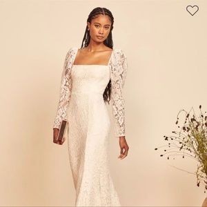 NWT Reformation Annika Bridal lace wedding dress